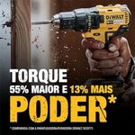 Parafusadeira Furadeira de Impacto 1/2" 20V MAX com 2 Bateiras + Carregador + Maleta | Bivolt