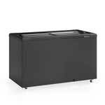 Freezer Horizontal Gelopar 395 Litros 2 Tampas de Vidro GHD-400 LB PR All Black | 220V