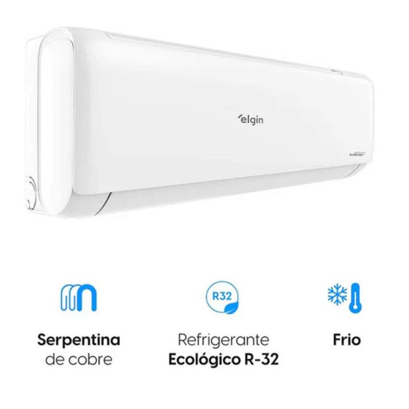 Ar-Condicionado Split Inverter Elgin Eco II 18000 Btus com Wi-Fi Quente e Frio | 220V