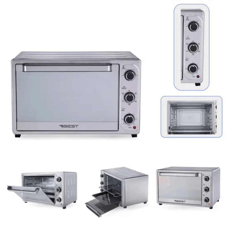 Forno Elétrico Best 46L Inox 1800W com Convecção e Turbo Fan | 220V