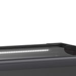 Freezer Horizontal Gelopar 210L All Black com Tampas de Vidro e Rodízios | 220V