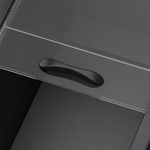 Freezer Horizontal Gelopar 210L All Black com Tampas de Vidro e Rodízios | 220V