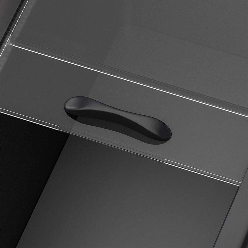 Freezer Horizontal Gelopar 210L All Black com Tampas de Vidro e Rodízios | 220V