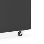 Freezer Horizontal Gelopar 210L All Black com Tampas de Vidro e Rodízios | 220V