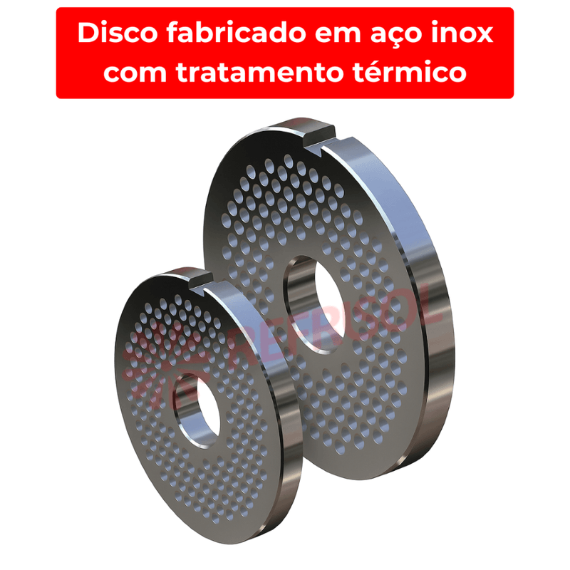 Moedor de Carne CAF 98DS-TI Inox Trifásico 400kg/h | 380V