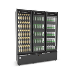 Cervejeira Expositora Refrimate 3 Portas 958L Extra Frio Preto ASVEF3P | 220V