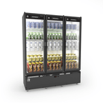 Refrigerador Expositor Vertical Refrimate 3 Portas 958L Preto ASVR3P | 220V