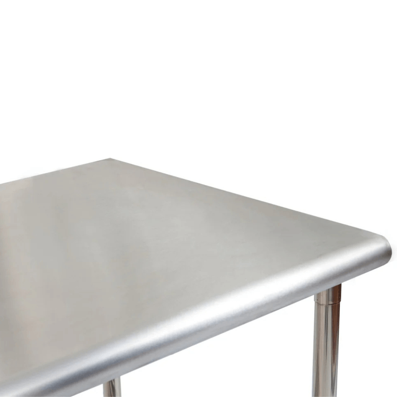 Mesa Inox Multiuso Imeca 120x70xcm com Prateleira