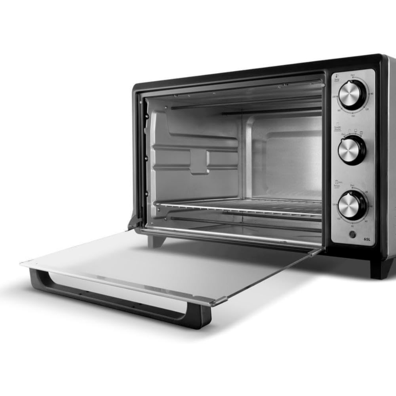 Forno Elétrico Philco 2000W 65L com Lâmpada PFE65 Preto/Inox | 220V