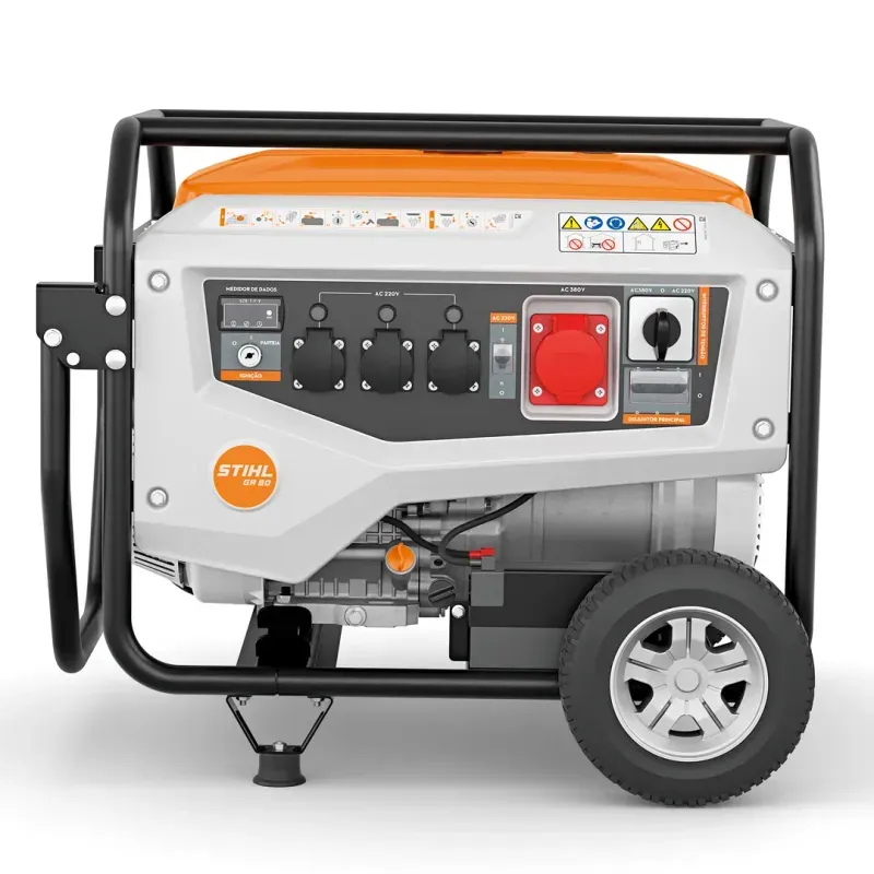 Gerador a Gasolina Stihl GR 80 220/380V 8h de Autonomia