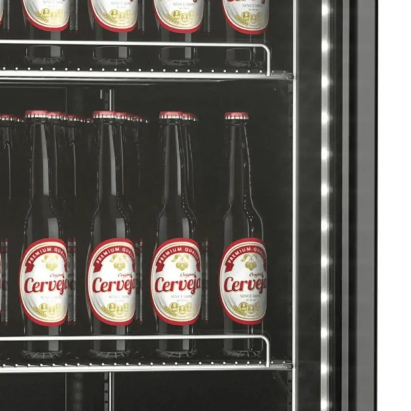 Cervejeira Vertical Gelopar 410L Porta Vidro Duplo LED GCB-40VLBPR | 220V