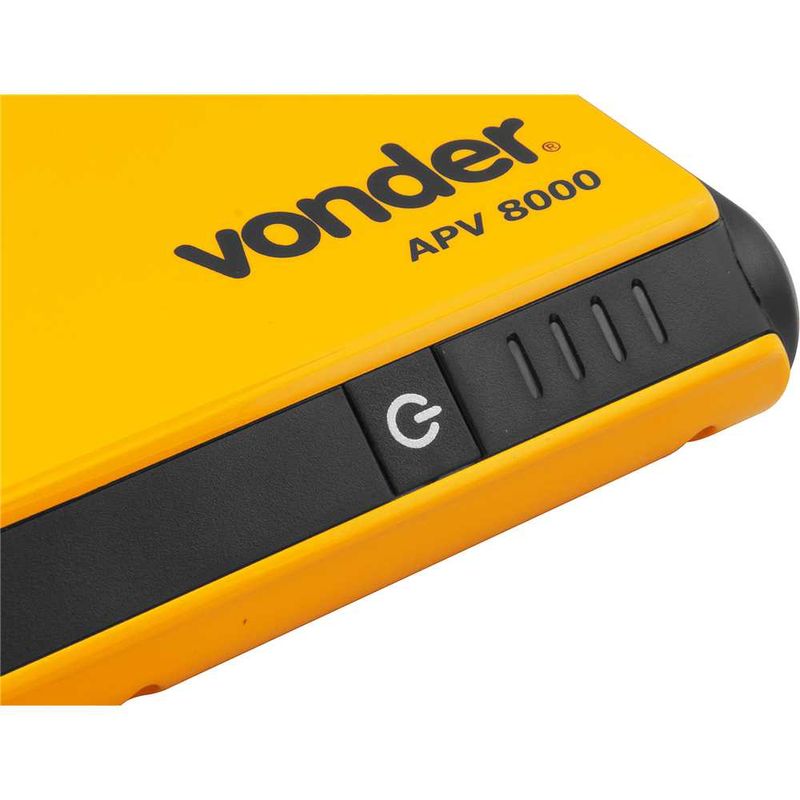 Auxiliar de Partida Portátil Vonder APV 8000 com Lanterna LED