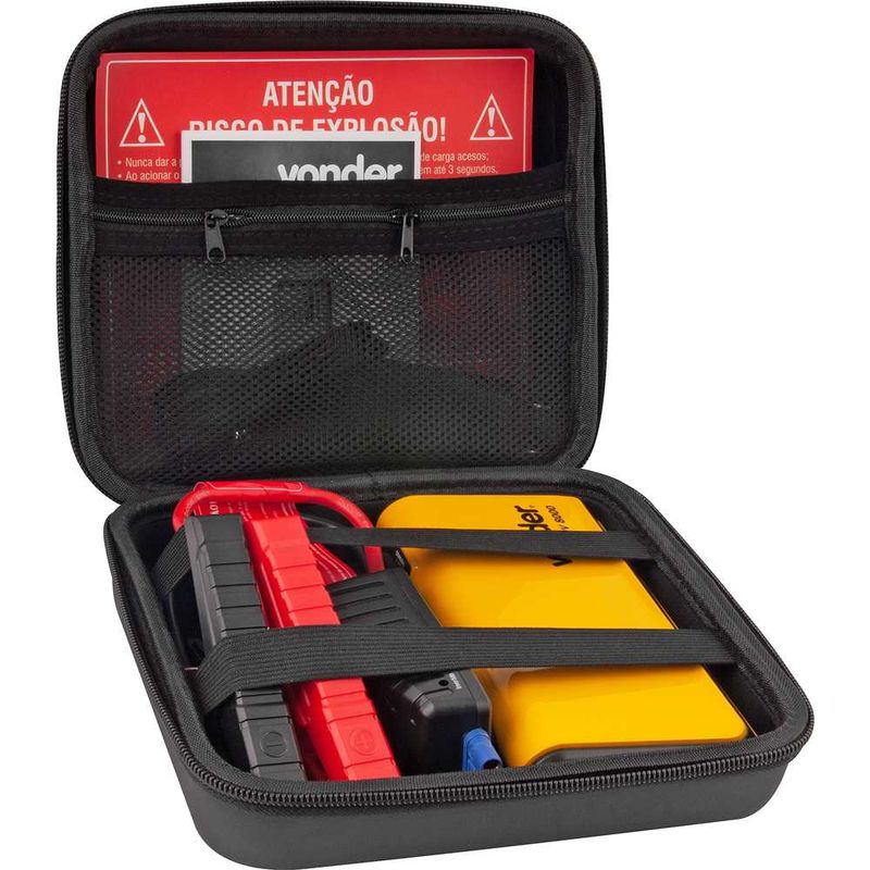 Auxiliar de Partida Portátil Vonder APV 8000 com Lanterna LED