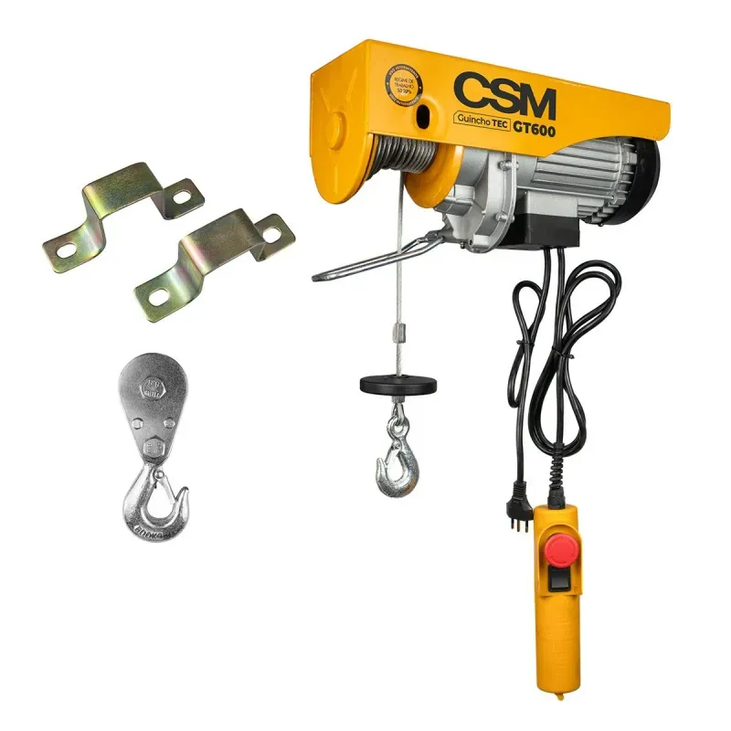 Guincho Elétrico Monofásico CSM TEC GT 300/600Kg | 220V