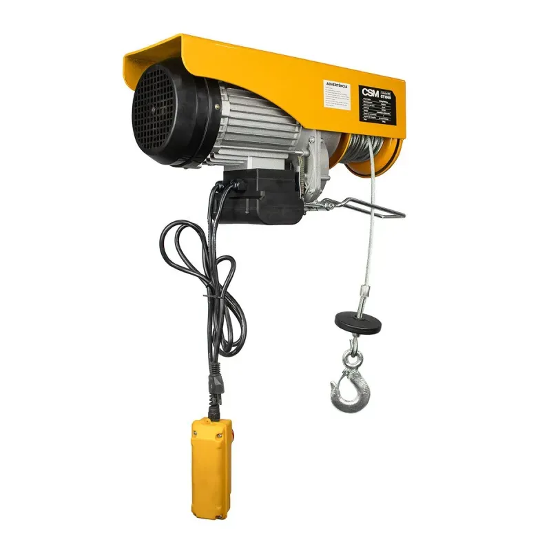 Guincho Elétrico TEC GT 500/1000Kg Monofásico CSM com Cabo 12m | 220V