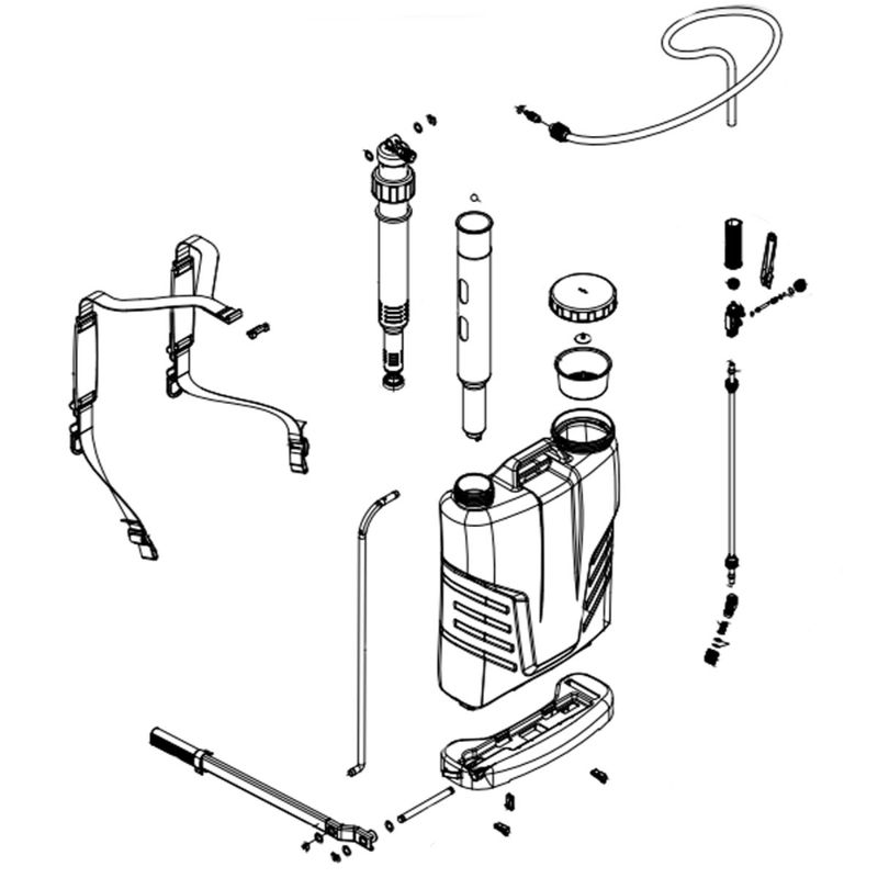 Pulverizador Costal Manual Jacto XP 20 Litros