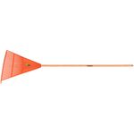 Vassoura Plástica Tramontina 22 Dentes Laranja com Cabo 120 cm