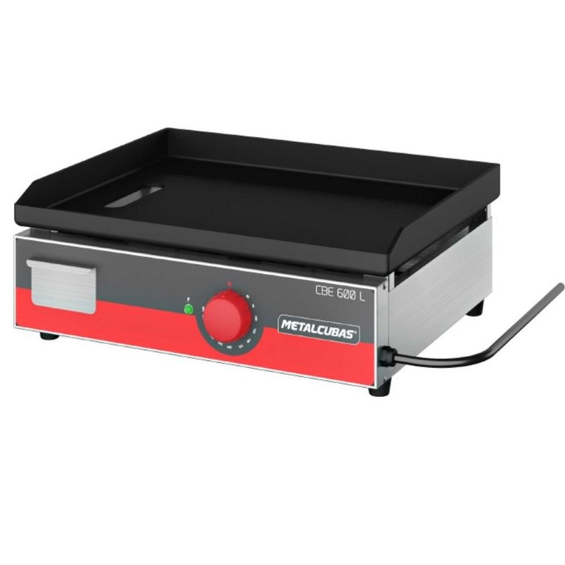 Chapa Bifeteira Elétrica Metalcubas CBE600L Chapa Aço SAE 1020 1/4” | 220V