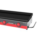 Chapa Elétrica Inox CBE 1500L Metalcubas com Termostato Individual e Gaveta de Gordura | 220V