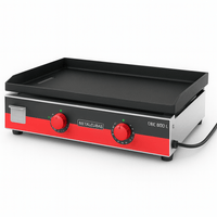 Chapa Elétrica Inox CBE 800L Metalcubas com Termostato Individual | 220V