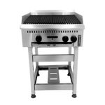 Chapa a Gás Charbroiler Prime 60 Venâncio Inox com Grelhas Dupla Face