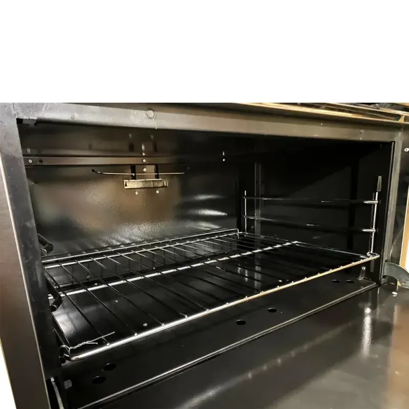 Fogão Industrial 4 Bocas Venâncio FA4F Inox com Forno e Chama Piloto