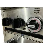 Fogão Industrial 4 Bocas Venâncio FA4F Inox com Forno e Chama Piloto