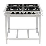 Fogão Industrial Venâncio EI4 Inox 4 Bocas com Forno F70 Inox