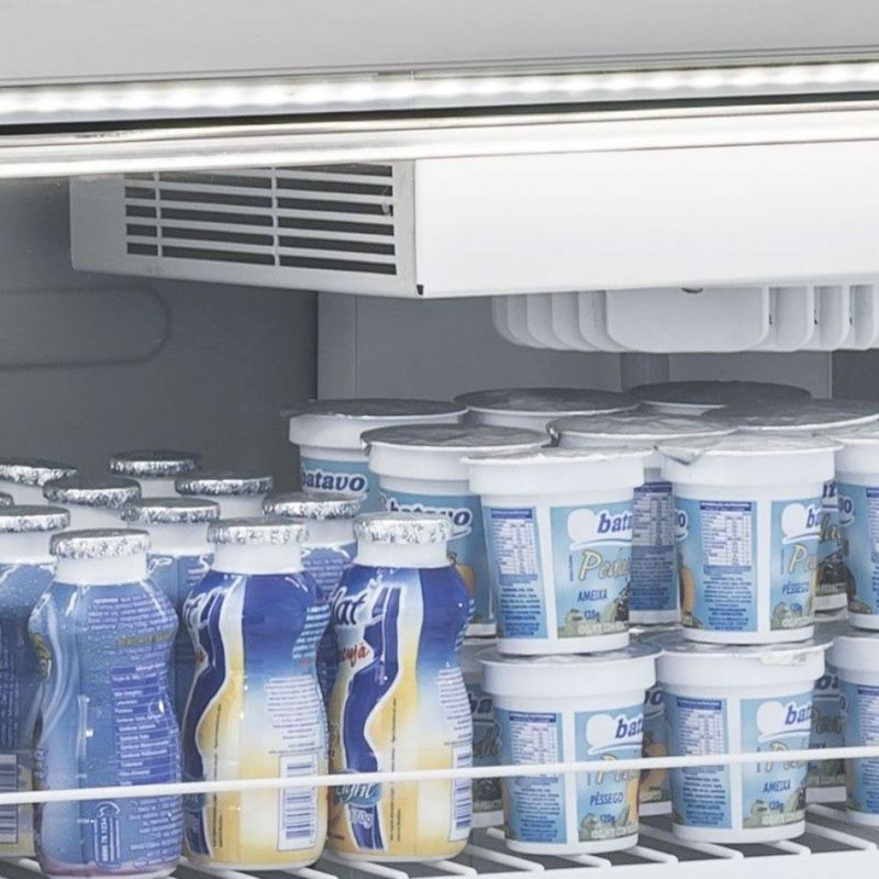 Expositor Refrigerado Vertical Gelopar GPFA-075R Ar Forçado 0º a +7ºC com LED