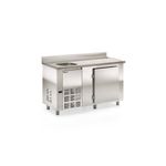 Balcão Refrigerado de Encosto Gelopar GBFE-150 Inox com Cuba e Ar Forçado |