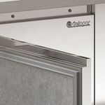 Balcão Refrigerado de Encosto Gelopar GBFE-150 Inox com Cuba e Ar Forçado |