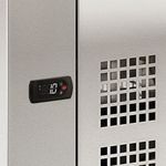 Balcão Refrigerado de Encosto Gelopar GBFE-150 Inox com Cuba e Ar Forçado |