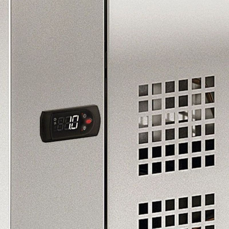 Balcão Refrigerado de Encosto Gelopar GBFE-150 Inox com Cuba e Ar Forçado |