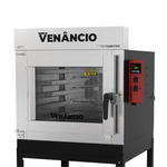 Forno Turbo a Gás Venâncio FVT5G 5 Esteiras Inox com Cavalete e Alarme Sonoro | 220V