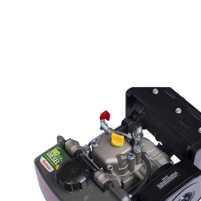 Motor a Diesel Branco BD 5.0 4 Tempos 4,5CV Partida Manual