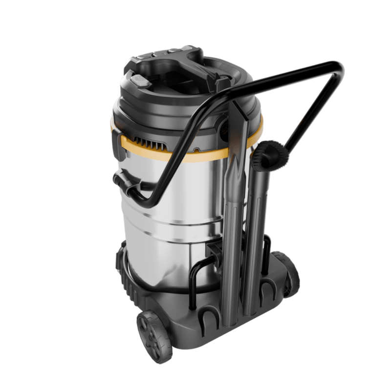 Aspirador de Pó e Água WAP GTW Inox 50i 2600W com 2 Motores e Barril 50L | 220V