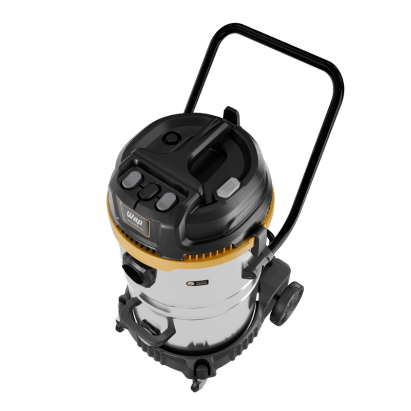 Aspirador de Pó e Água WAP GTW Inox 50i 2600W com 2 Motores e Barril 50L | 220V