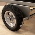 Carretinha para Motocultivador Máquina Fort 1300 R-8 com Freio a Pedal e Rodas R8