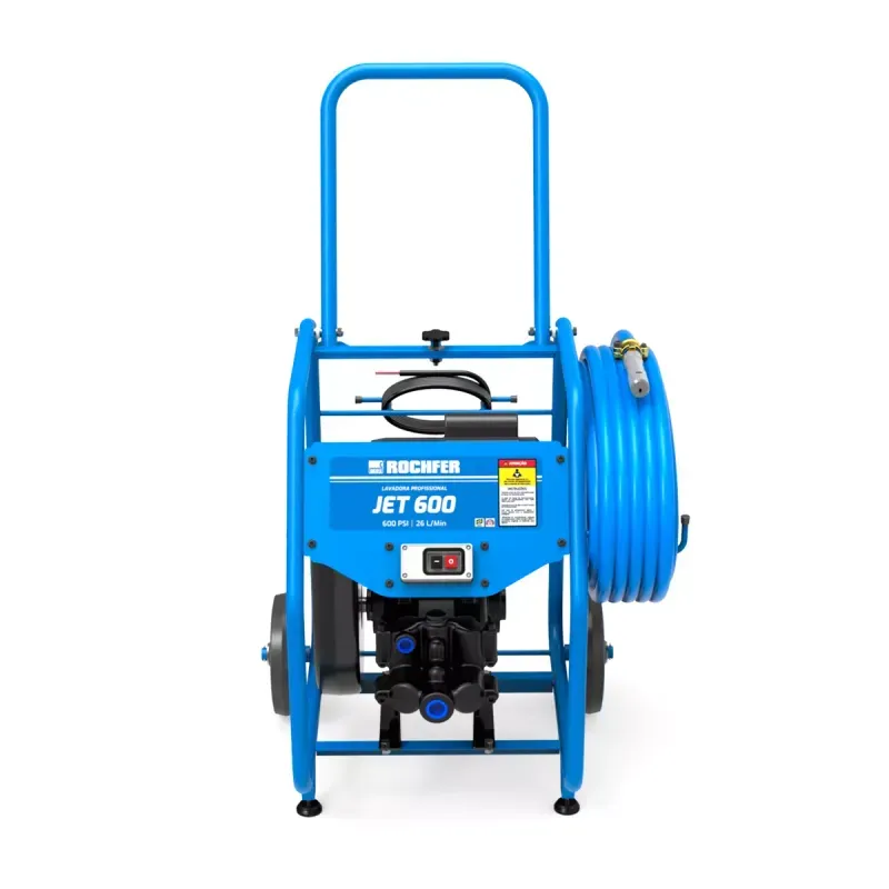 Lavadora de Alta Pressão Rochfer Jet 600 26L 600 PSI 3CV com Pistões Cerâmicos | 220V