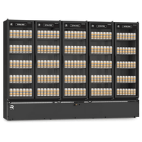 Expositor Refrigerado Vertical Refrimate ASVEF5P 1630L 5 Portas LED Preto | 220V