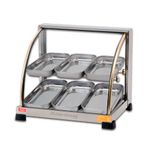 Estufa Dupla Marchesoni Ouro Curva 6 Bandejas 250W Inox com Umidificador | 220V