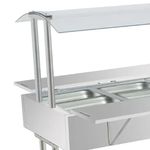 Estufa Aquecida Master EA10M 10 Cubas Inox com Termostato e Vidro Curvo | 220V