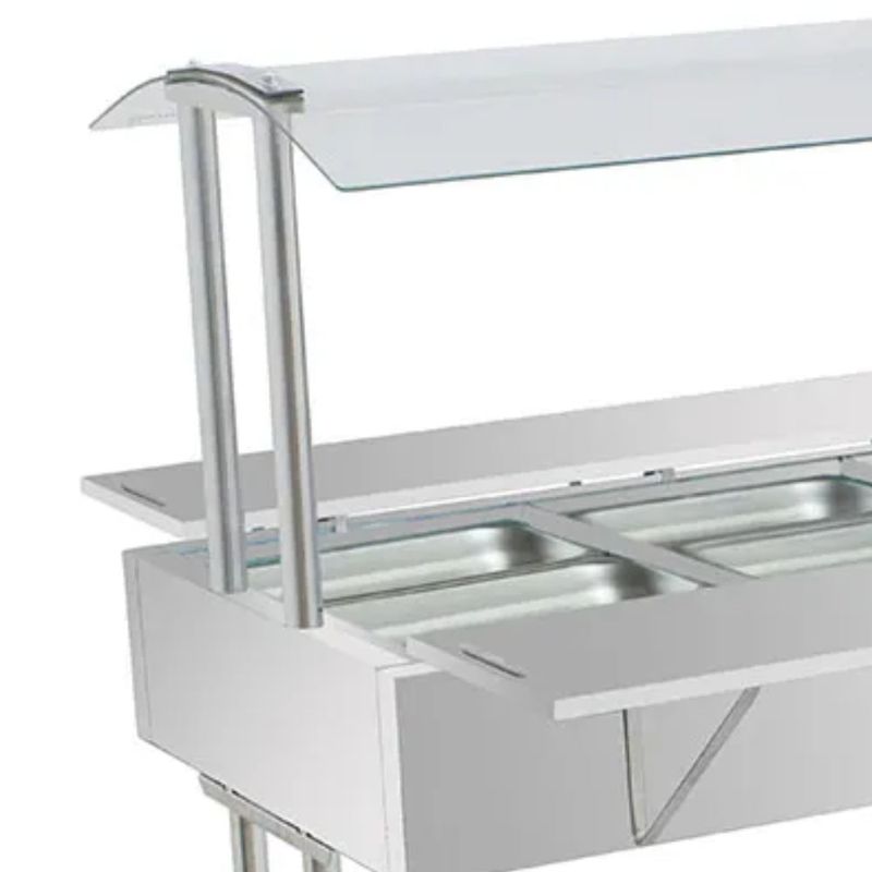 Estufa Aquecida Master EA10M 10 Cubas Inox com Termostato e Vidro Curvo | 220V