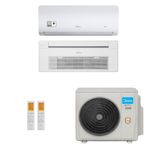 Ar-Condicionado Inverter Multi Split Midea 27.000 BTUs Wi-Fi (1x Evap HW 9.000 + 1x Cassete 1 Via 18.000) Quente/Frio | 220V