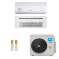 Ar-Condicionado Inverter Multi Split Midea 27.000 BTUs Wi-Fi (1x Evap HW 9.000 + 1x Cassete 1 Via 18.000) Quente/Frio | 220V