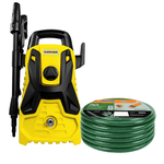 Kit Lavadora de Alta Pressão Kärcher 1500 PSI + Mangueira Tramontina 20m