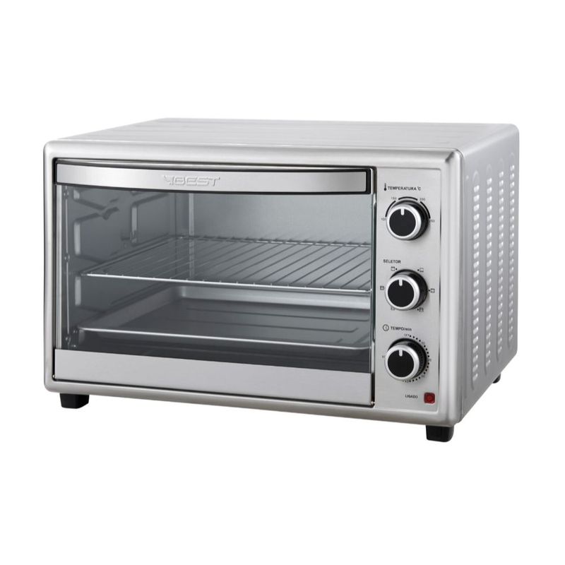 Forno Elétrico Best 50L Plus Inox com 6 Funções e Rotisseria | 220V