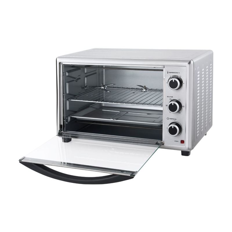 Forno Elétrico Best 50L Plus Inox com 6 Funções e Rotisseria | 220V