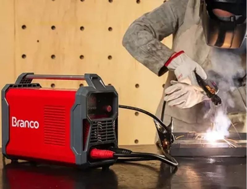 Inversora de Solda Branco BMS-140I Compacta | 220V