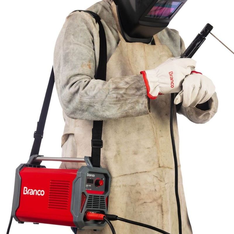 Inversora de Solda Branco BMS-140I Compacta | 220V